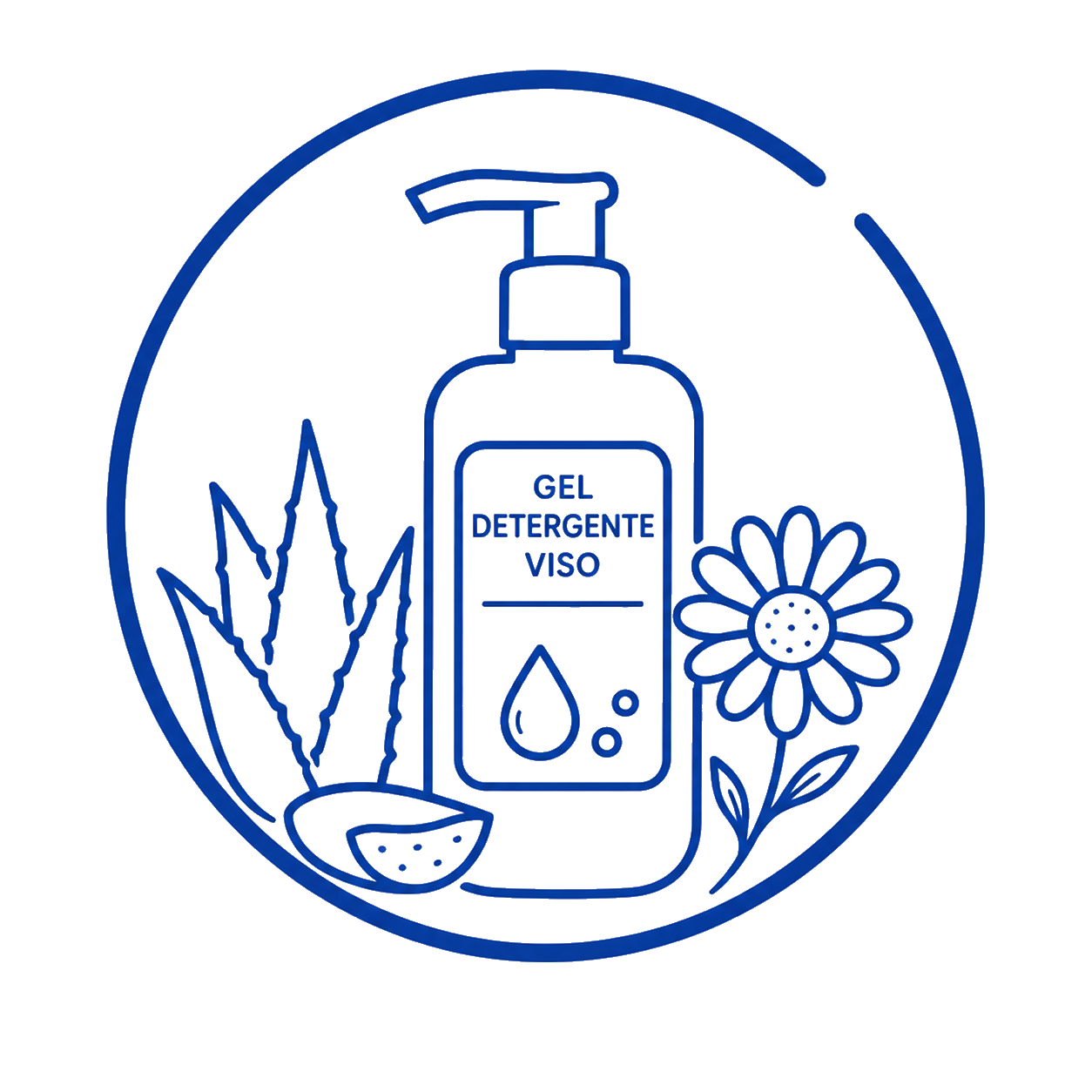 Gel detergente viso Aloe & Camomilla