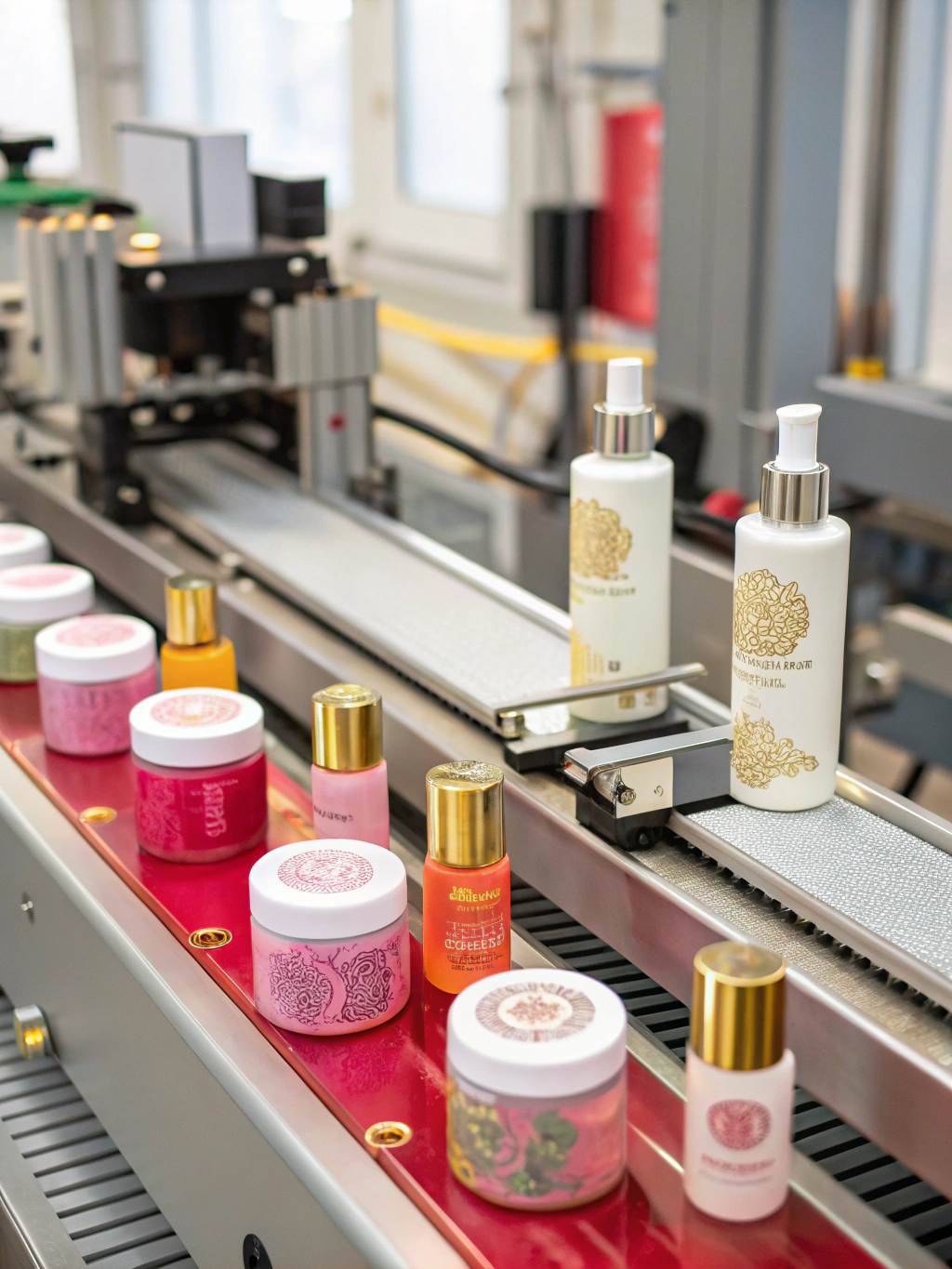 Linea di produzione automatizzata per cosmetici